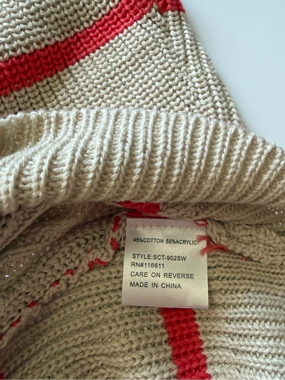 Self Contrast Women’s Striped Sweater size S Small NWT - Picture 7 of 9